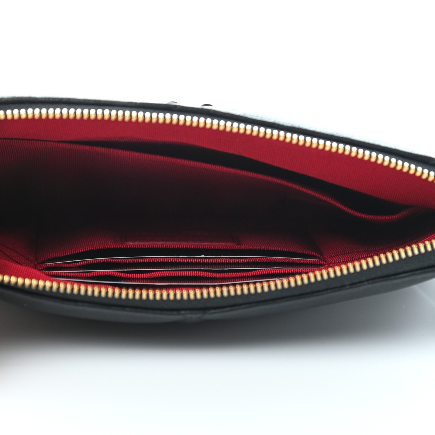 Chanel Shiny Goatskin Quilted Small Chanel 19 Pouch Black 5 of 8