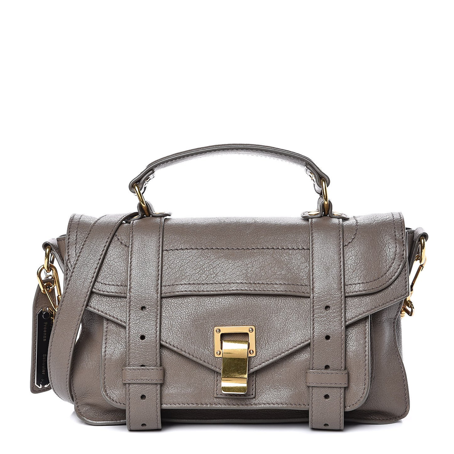 Lambskin Tiny PS1 Satchel Smoke