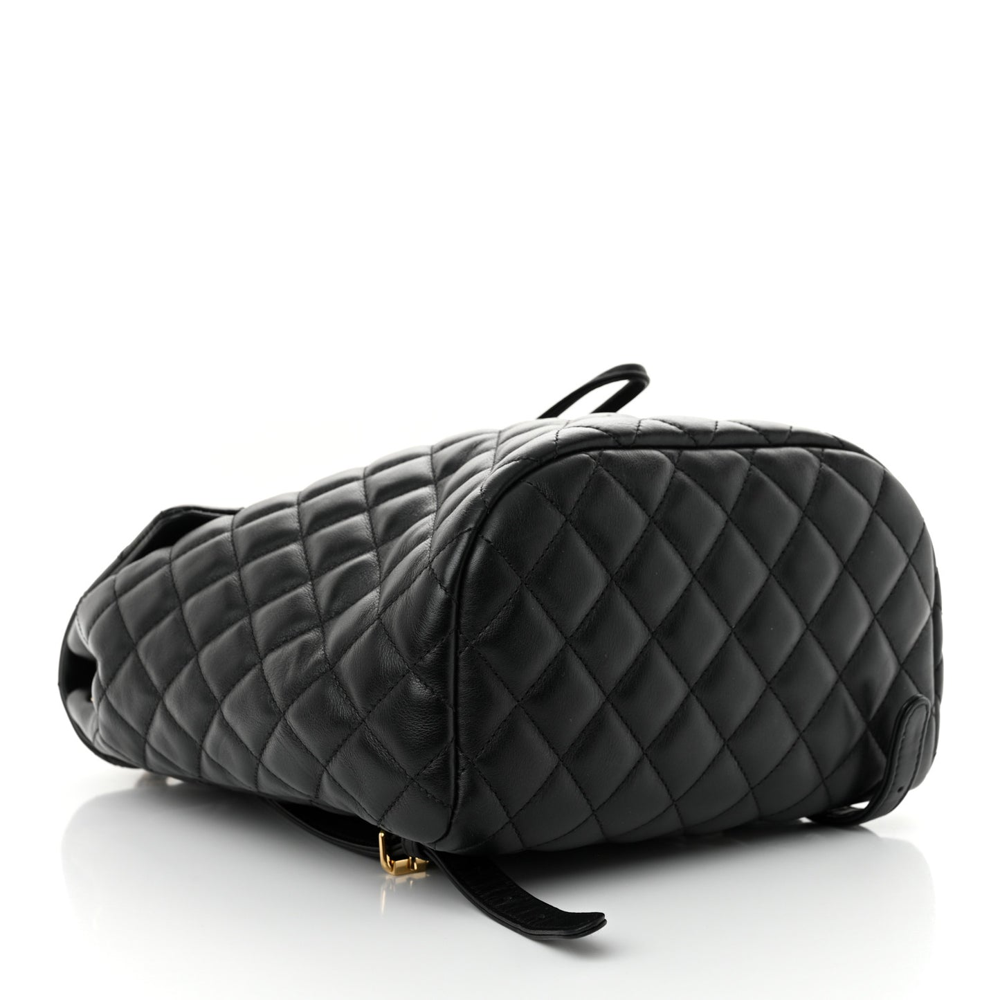 Calfskin Quilted Small Urban Spirit Backpack Black