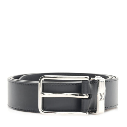 Louis Vuitton Calfskin Pont Neuf Belt 95 38 Black 1 of 6