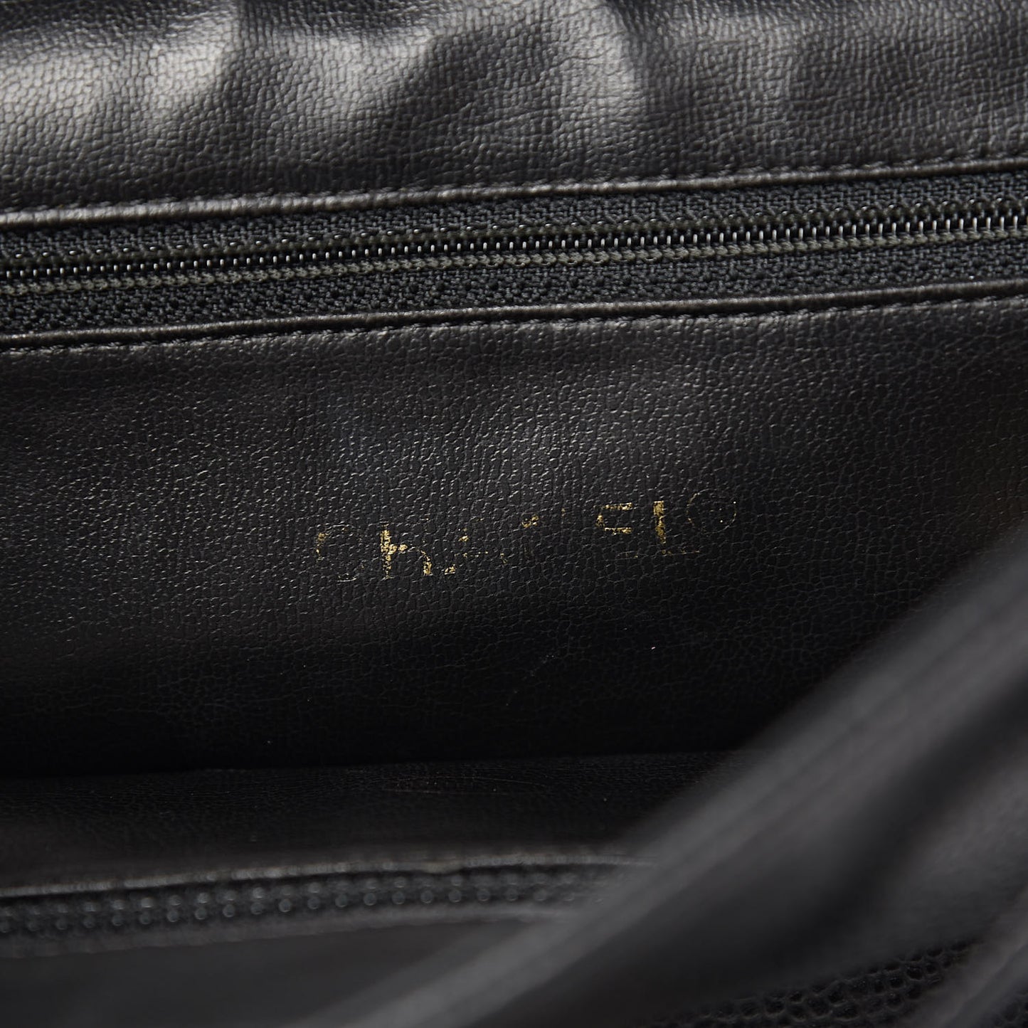Caviar Drawstring Backpack Black