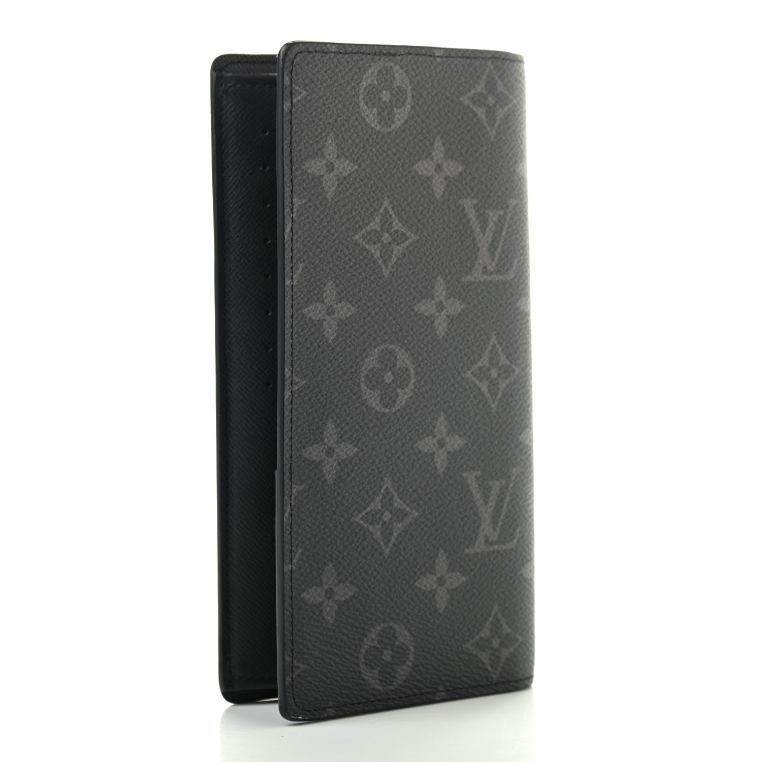 Louis Vuitton Monogram Eclipse Brazza Wallet 3 of 6