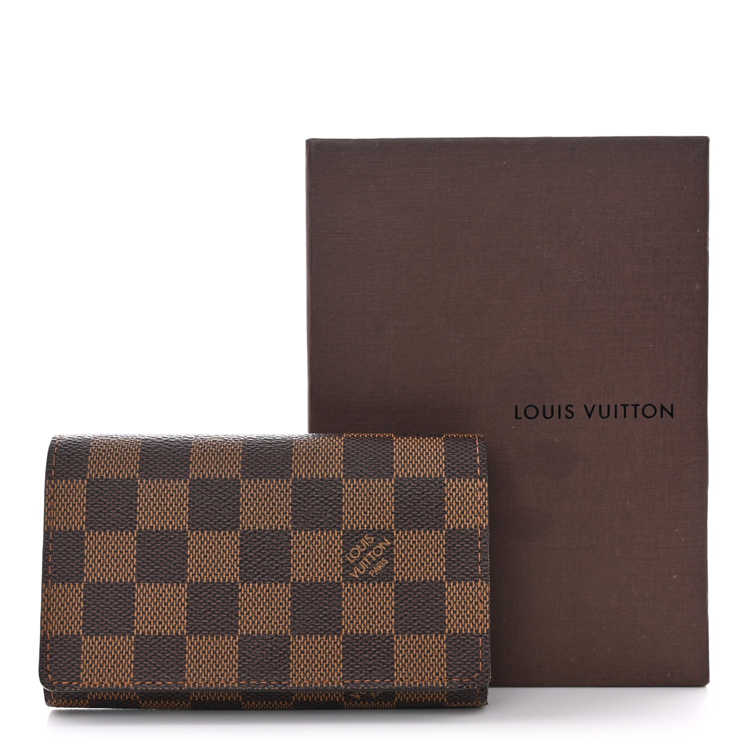 Louis Vuitton Damier Ebene Porte-Monnaie Billets Tresor Wallet 9 of 9
