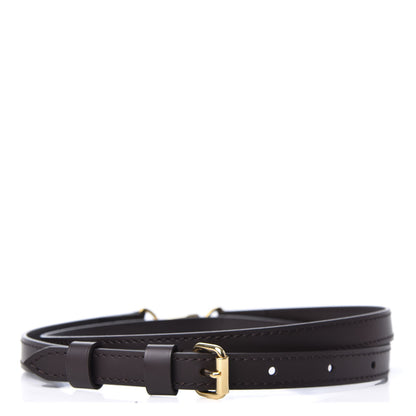 Louis Vuitton Calfskin 16mm Adjustable Shoulder Strap Brown 1 of 5