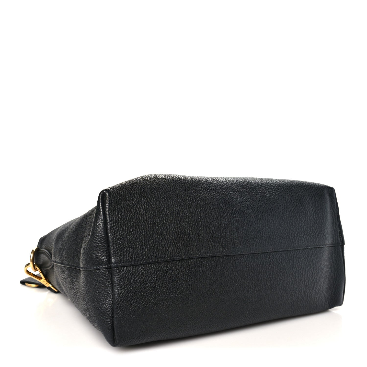 Prada Vitello Daino Tote Black 4 of 9