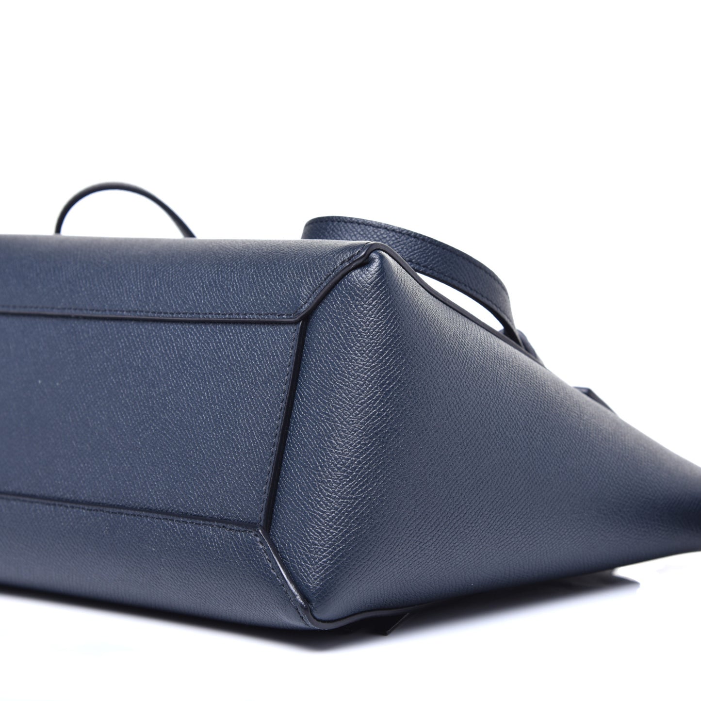 Baby Grained Calfskin Micro Belt Bag Deep Sea