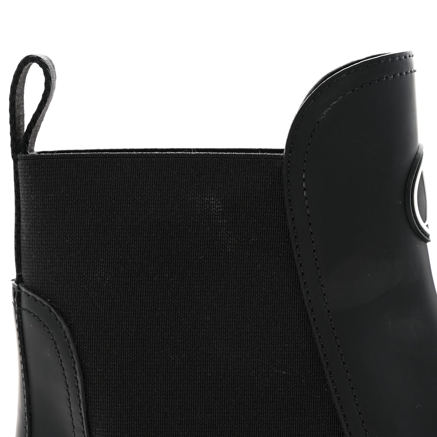 Calfskin Ruby Flat Ankle Boots 41 Black