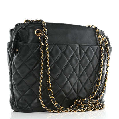 Chanel Lambskin Quilted Large Camera Case Black 2 of 11
