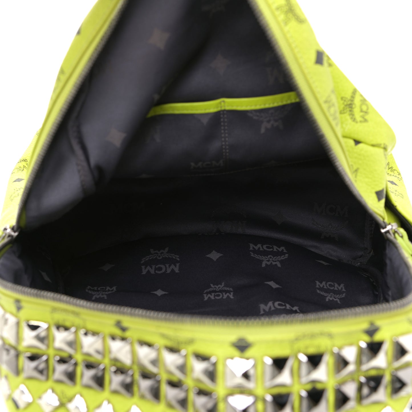 Visetos Side Stud Medium Stark Backpack Green