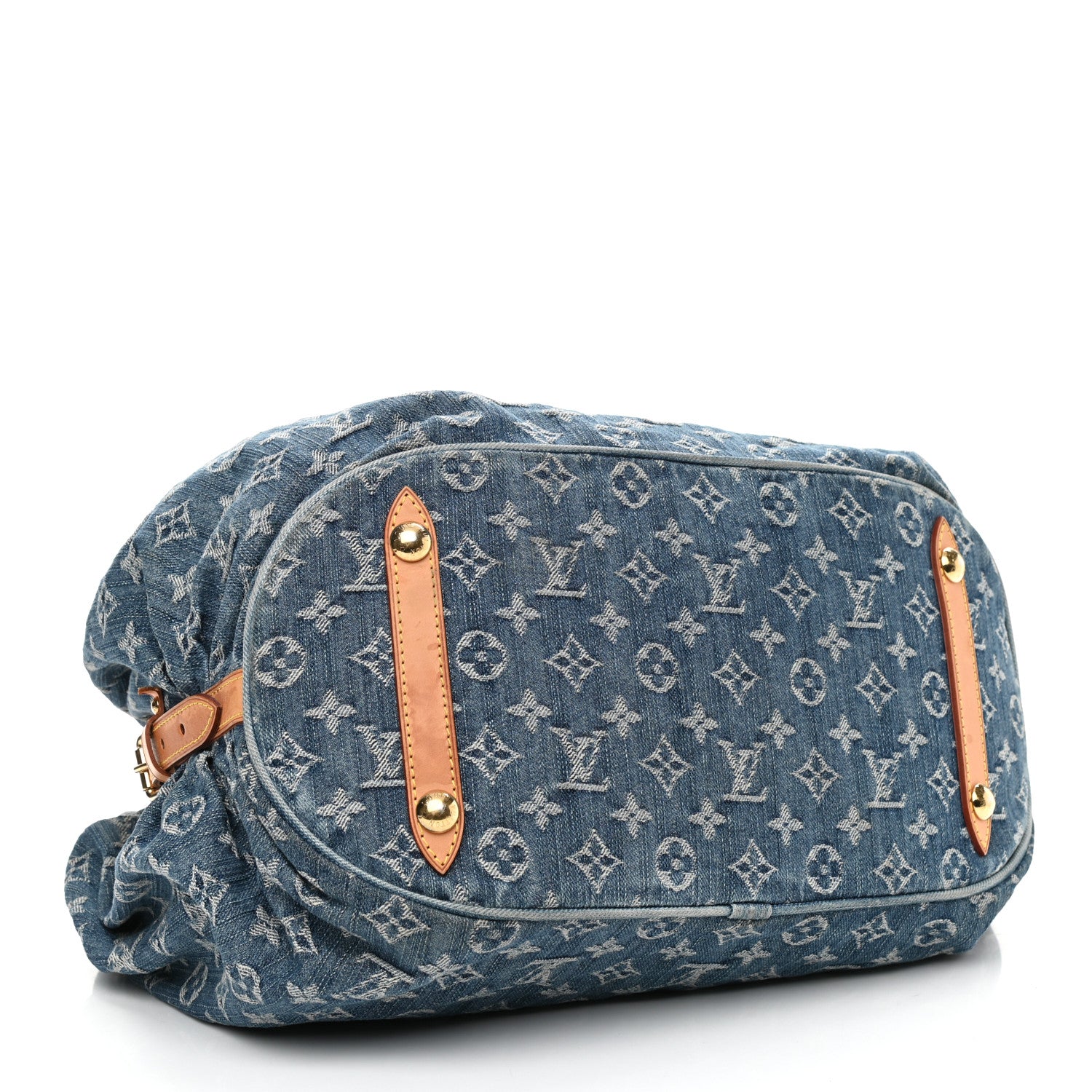 Louis Vuitton Denim Mahina XL Blue 4 of 9