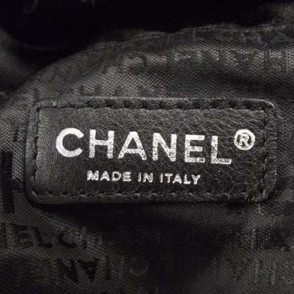 Chanel Fur Satin Drawstring Tassel Shoulder Bag 7 of 8