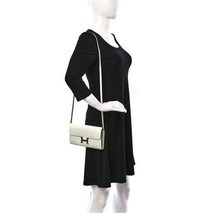 Hermes Epsom Constance Long To Go Wallet Vert Fizz 2 of 11