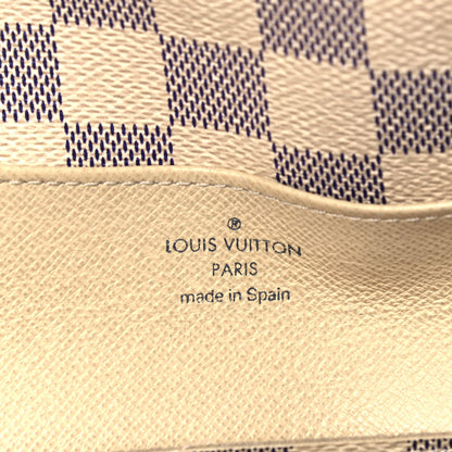 Louis Vuitton Damier Azur Emilie Wallet 6 of 7