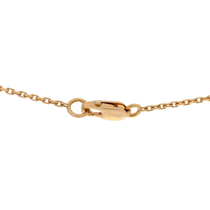 Van Cleef & Arpels 18K Yellow Gold Mother of Pearl Sweet Alhambra Pendant Necklace 5 of 5