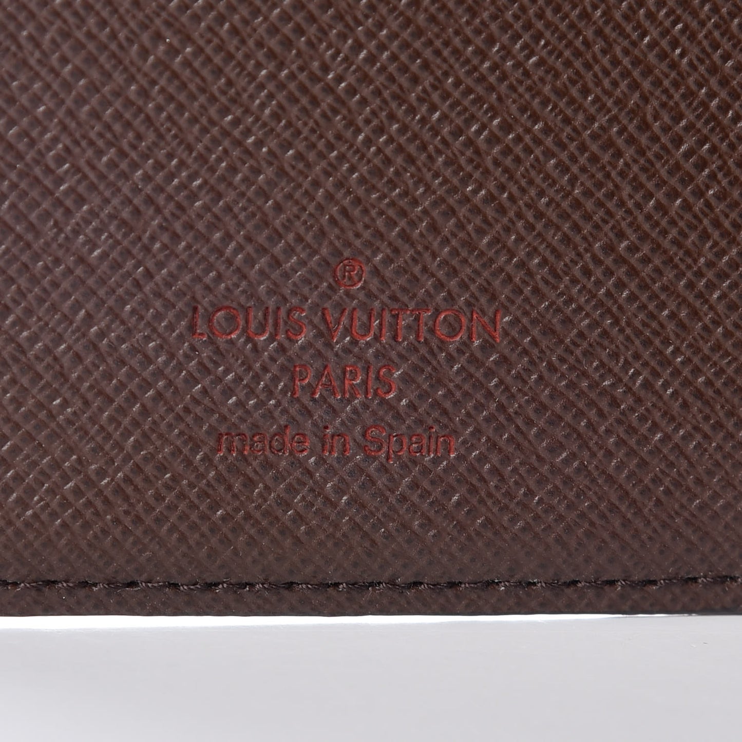 Damier Ebene Small Ring Agenda Cover