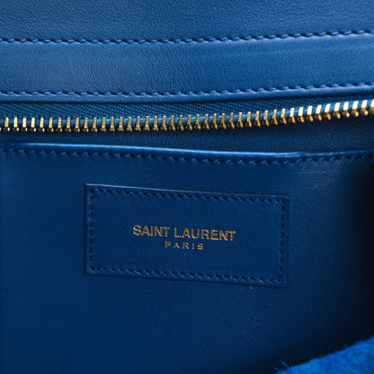 Saint Laurent Calfskin Small Classic Y Cabas Royal Blue 6 of 8