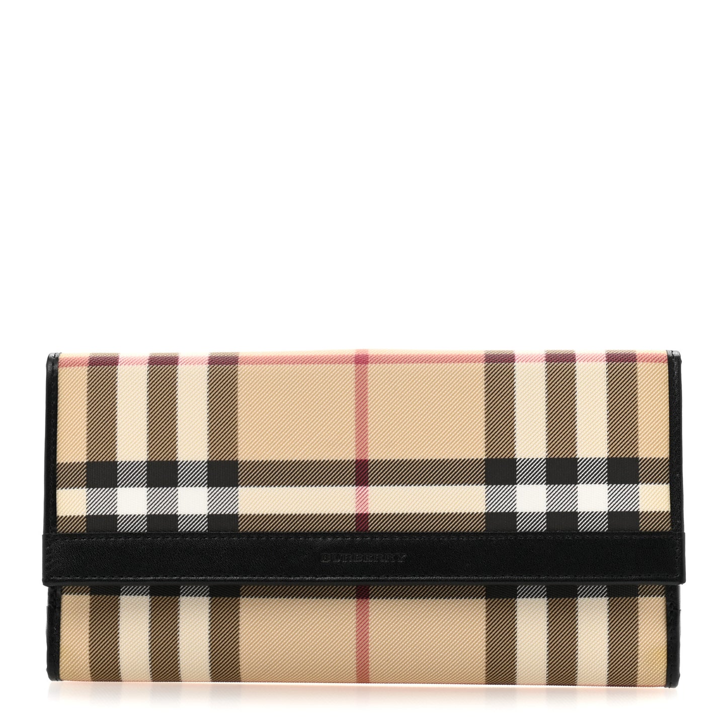 Nova Check Continental Wallet Black