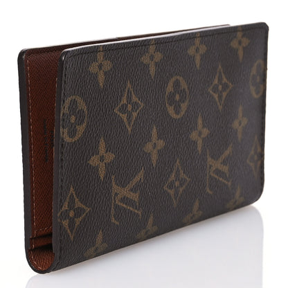 Louis Vuitton Monogram Porte Valeurs Checkbook Wallet 3 of 9
