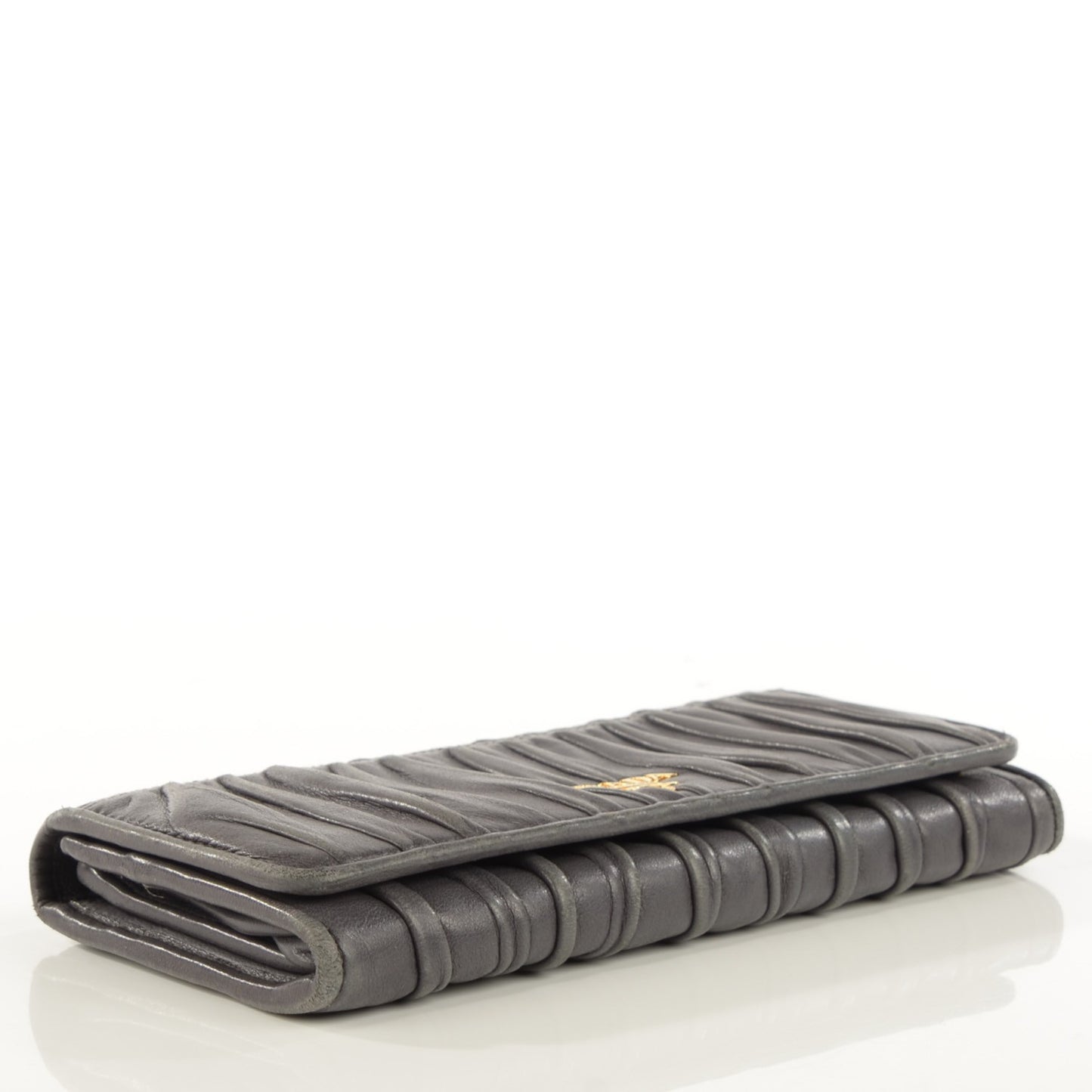 Nappa Gaufre Continental Wallet Marmo