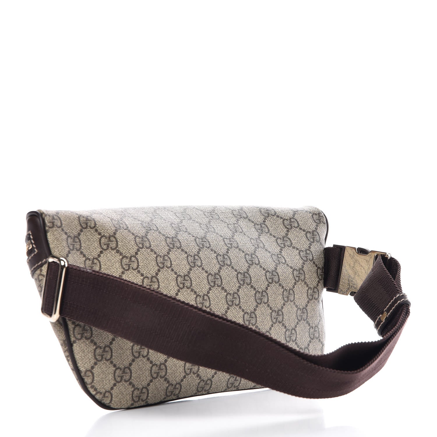 Gucci GG Supreme Monogram Belt Bag Dark Brown 4 of 8