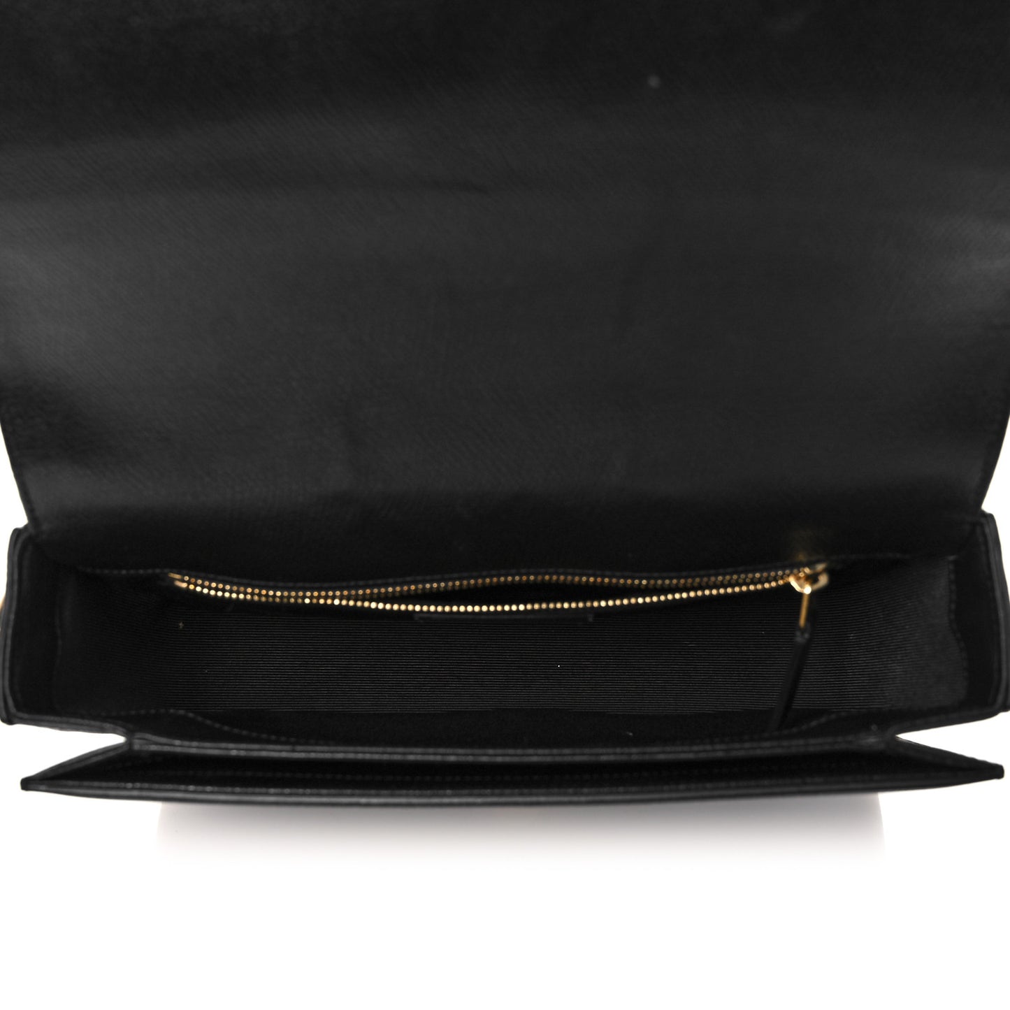 Textured Calfskin Medium Classic Monogram Universite Bag Black