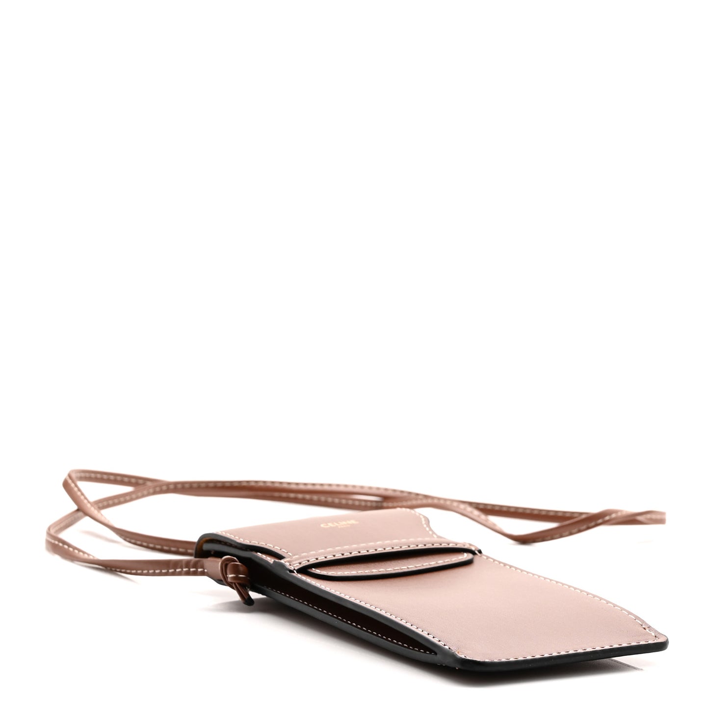 Smooth Calfskin Sunglasses Pouch Tan