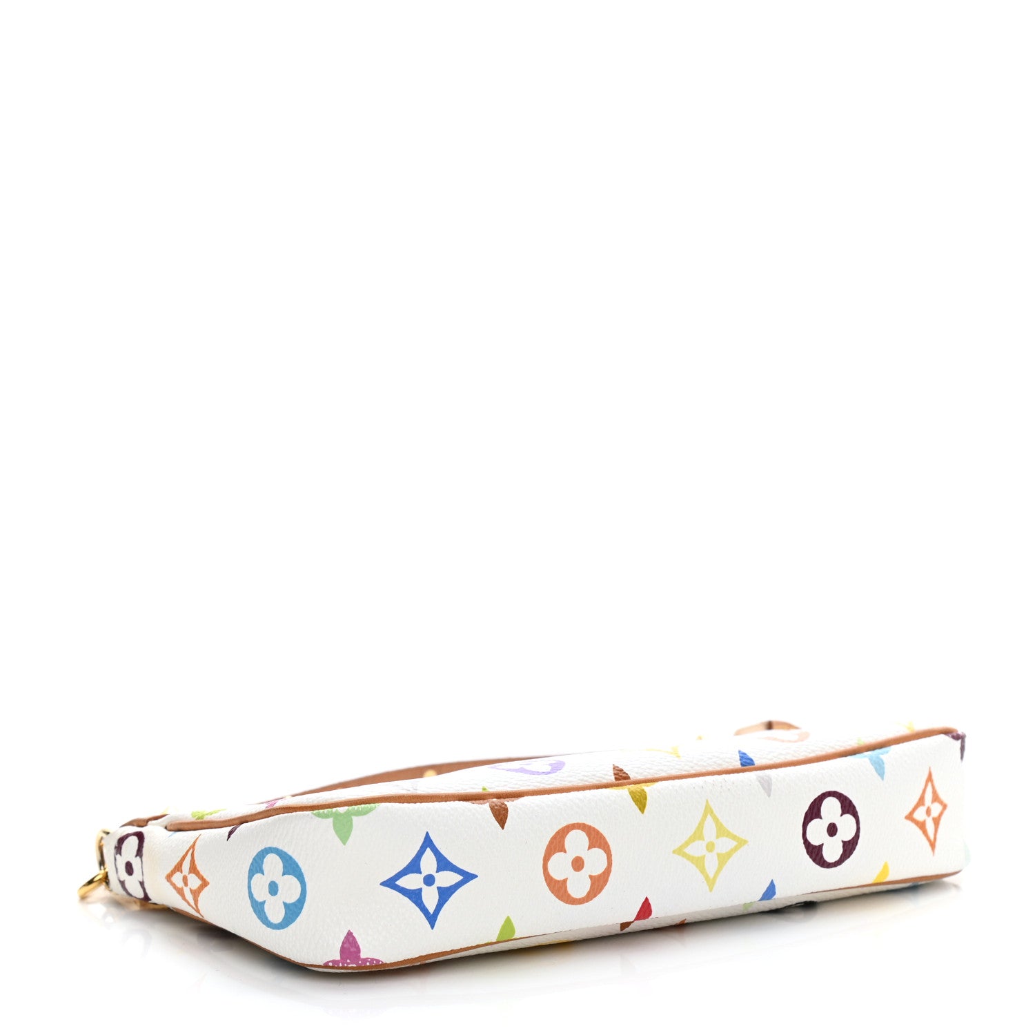 Louis Vuitton Monogram Multicolor Pochette Accessories White 3 of 6