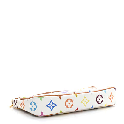 Louis Vuitton Monogram Multicolor Pochette Accessories White 3 of 6