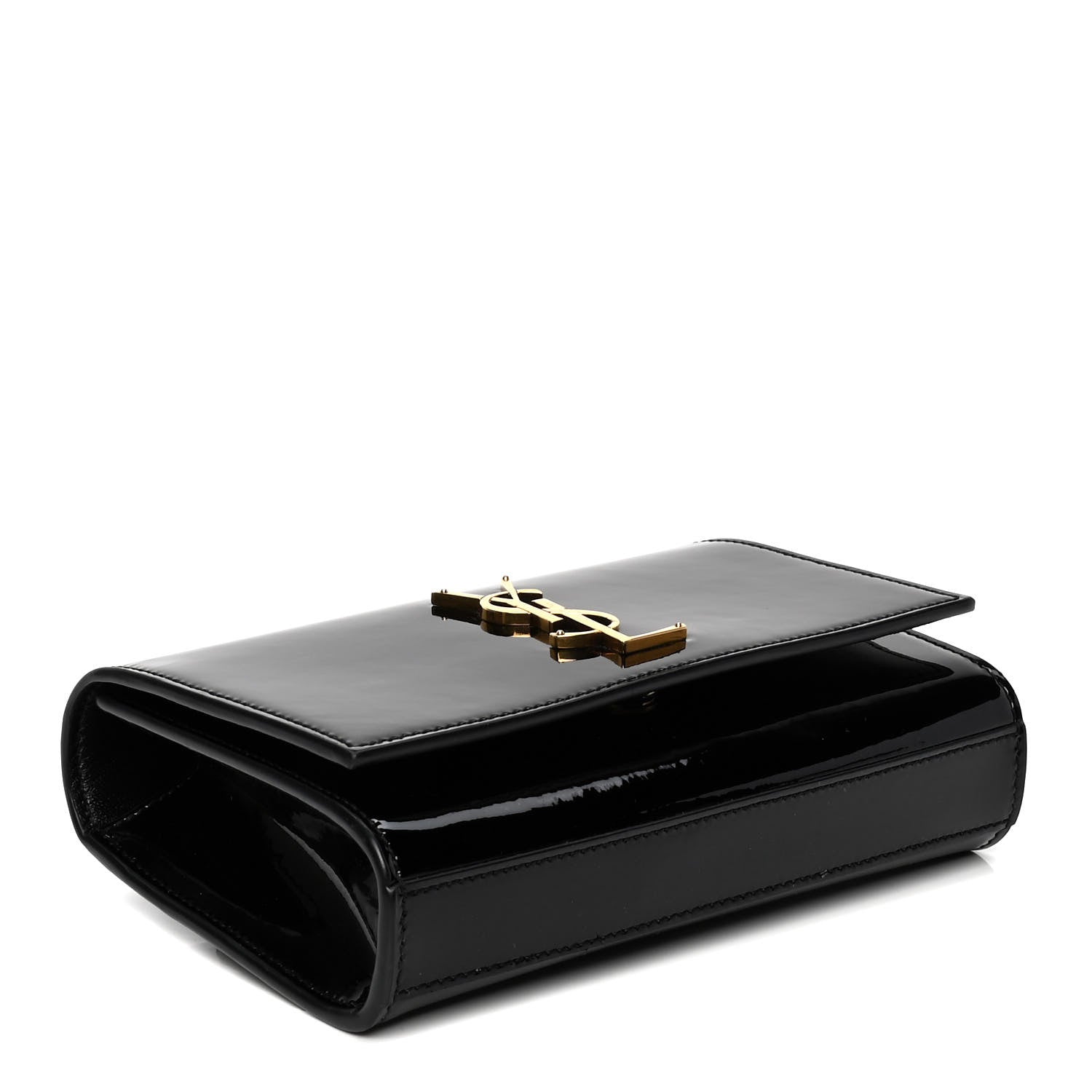 Saint Laurent Patent Monogram Kate Belt Bag Black 3 of 6