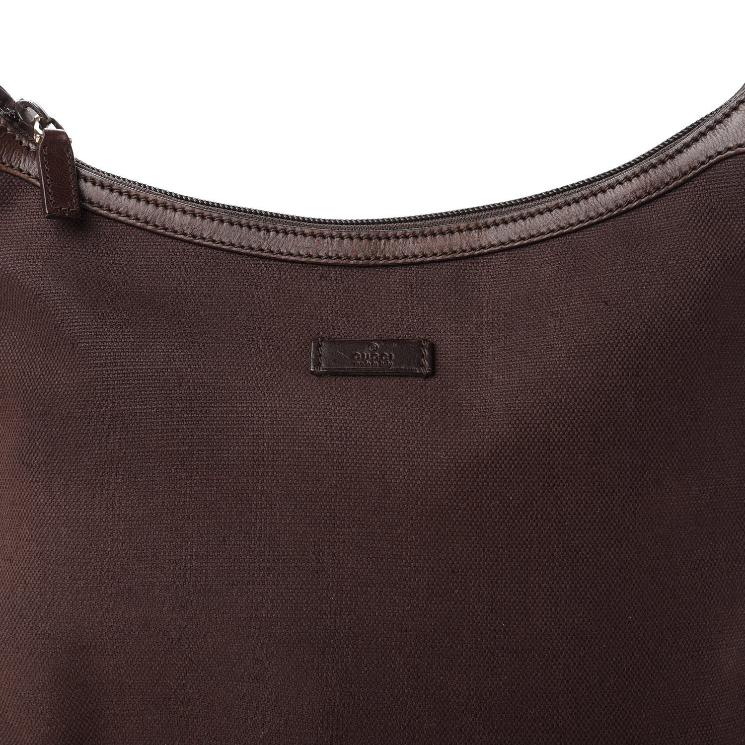 Gucci Canvas Shoulder Bag Brown 10 of 10