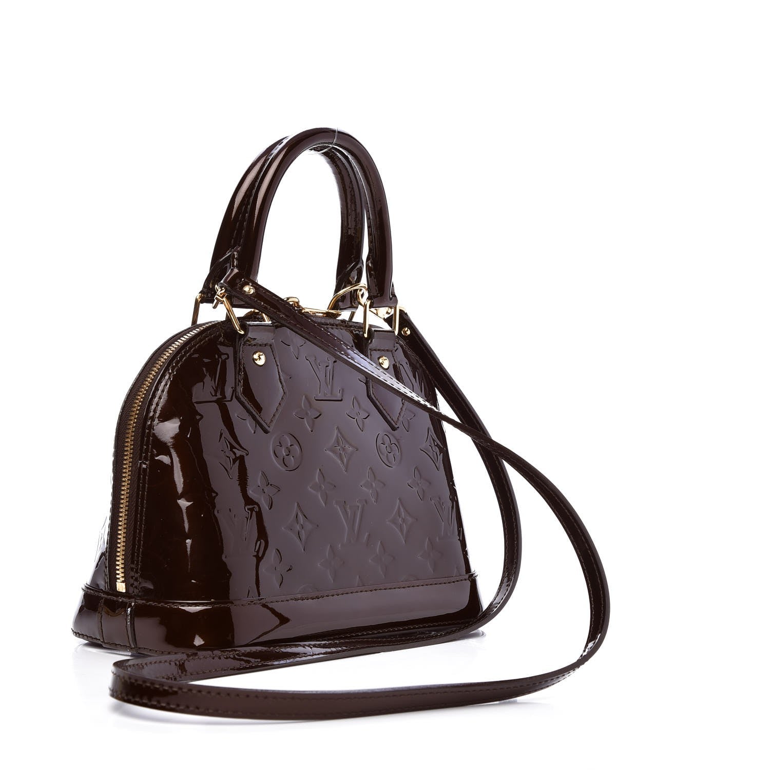 Louis Vuitton Vernis Alma BB Amarante 3 of 6