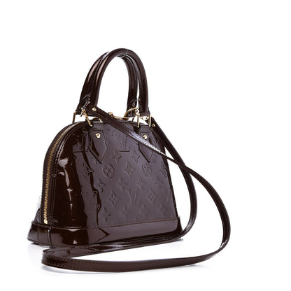 Louis Vuitton Vernis Alma BB Amarante 3 of 6