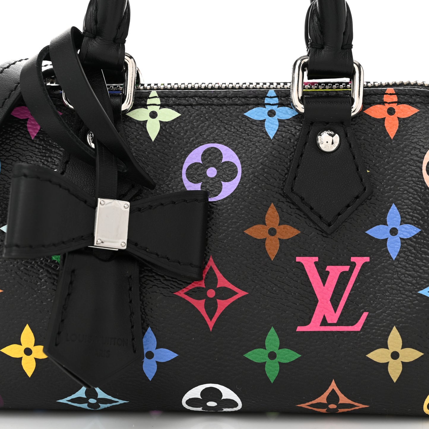 LV X TM Monogram Multicolor Nano Speedy Black