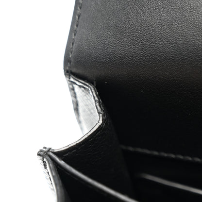 Saint Laurent Coated Bark Calfskin Medium Monogram Sunset Black 12 of 13