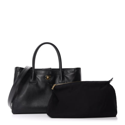 Chanel Calfskin Cerf Executive Shopper Tote Black 10 of 10