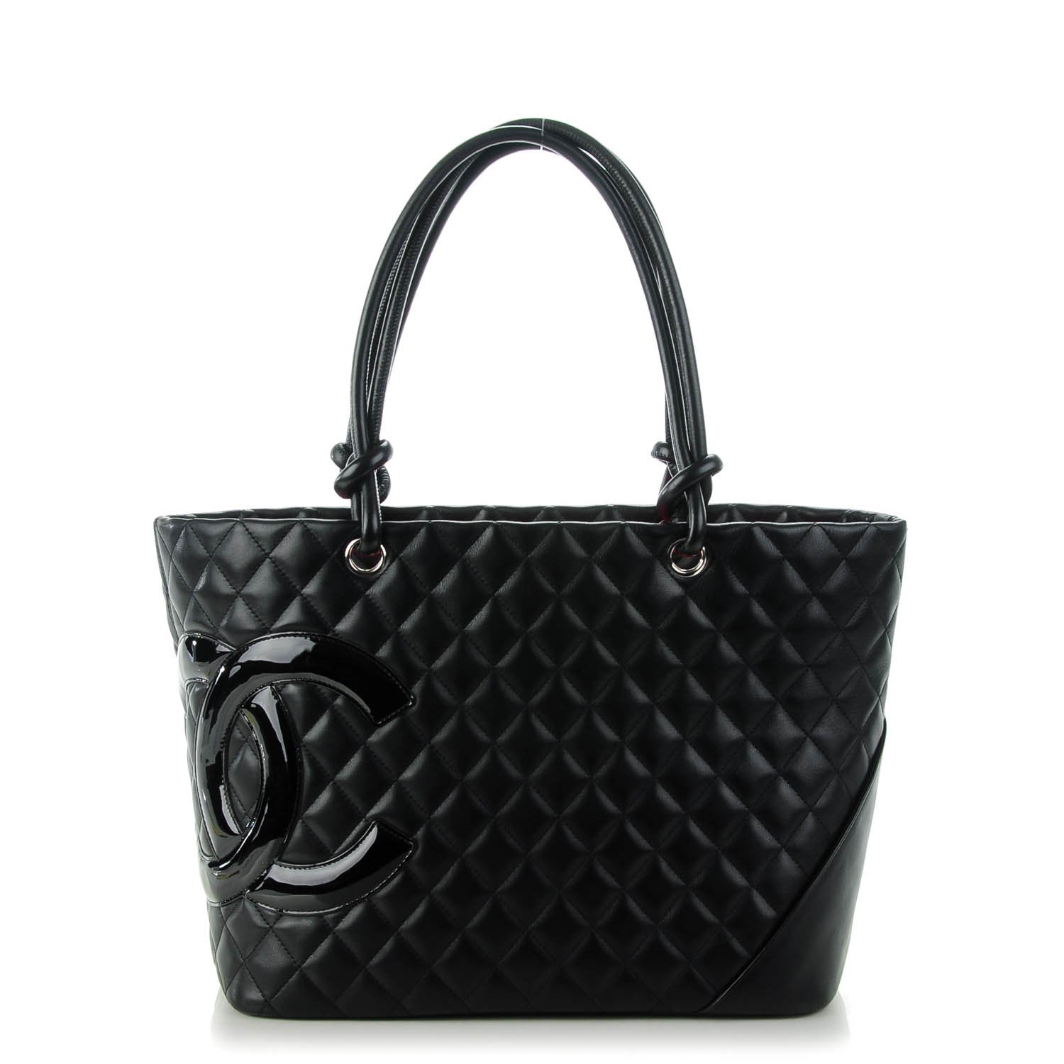 Chanel Calfskin Quilted Large Cambon Tote Black 1 of 7