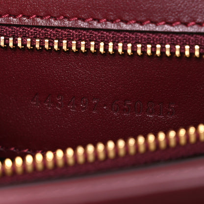 Gucci Calfskin Matelasse Medium GG Marmont Shoulder Bag Rosso Ancora Red 7 of 10