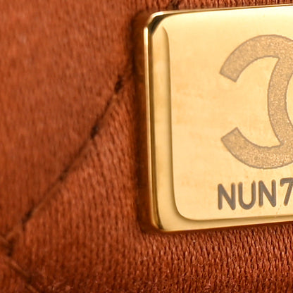 Chanel Shiny Calfskin Quilted Small Chanel 22 Camel 8 of 10