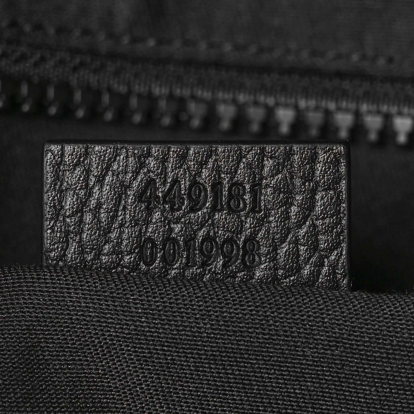 Nylon Monogram Slim Backpack Black