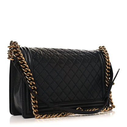Chanel Caviar Quilted New Medium Boy Flap Black 3 of 10