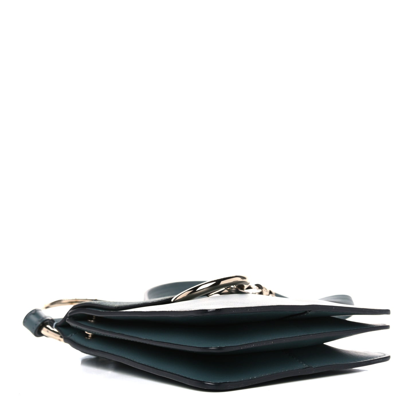 Suede Calfskin Mini Faye Bracelet Bag Cloudy Blue