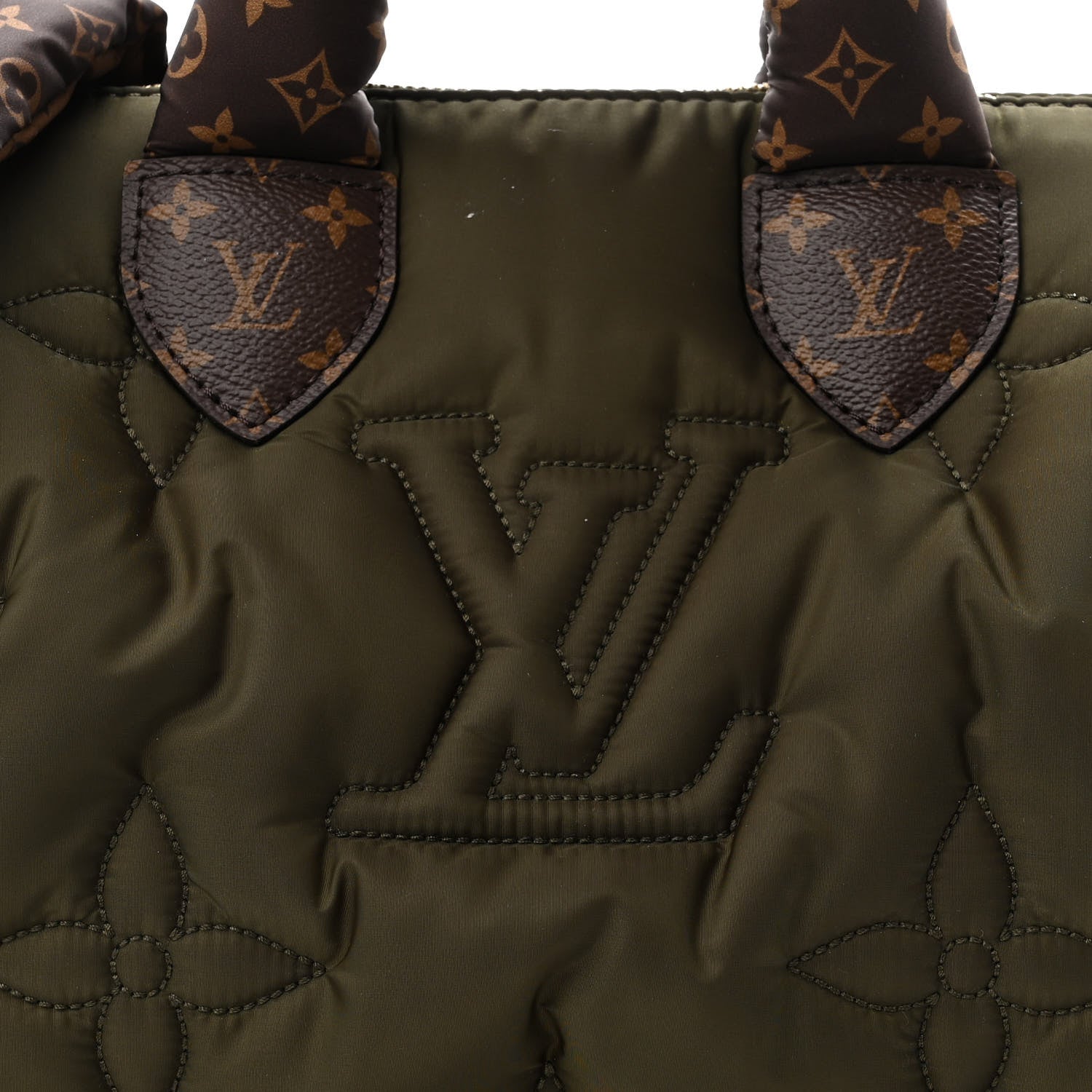 Louis Vuitton Econyl Mini Monogram Pillow Speedy Bandouliere 25 Khaki 7 of 10