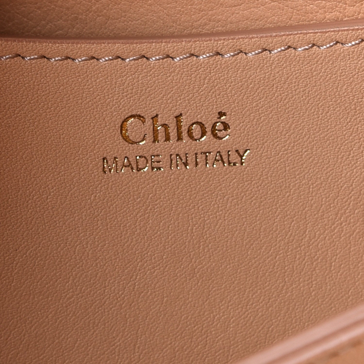 Chloe Shiny Small Grain Calfskin Bi-Color Kiss Hobo Sandy Beige 8 of 13
