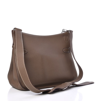 Hermes Taurillon Clemence Jypsiere 34 Etoupe 3 of 28
