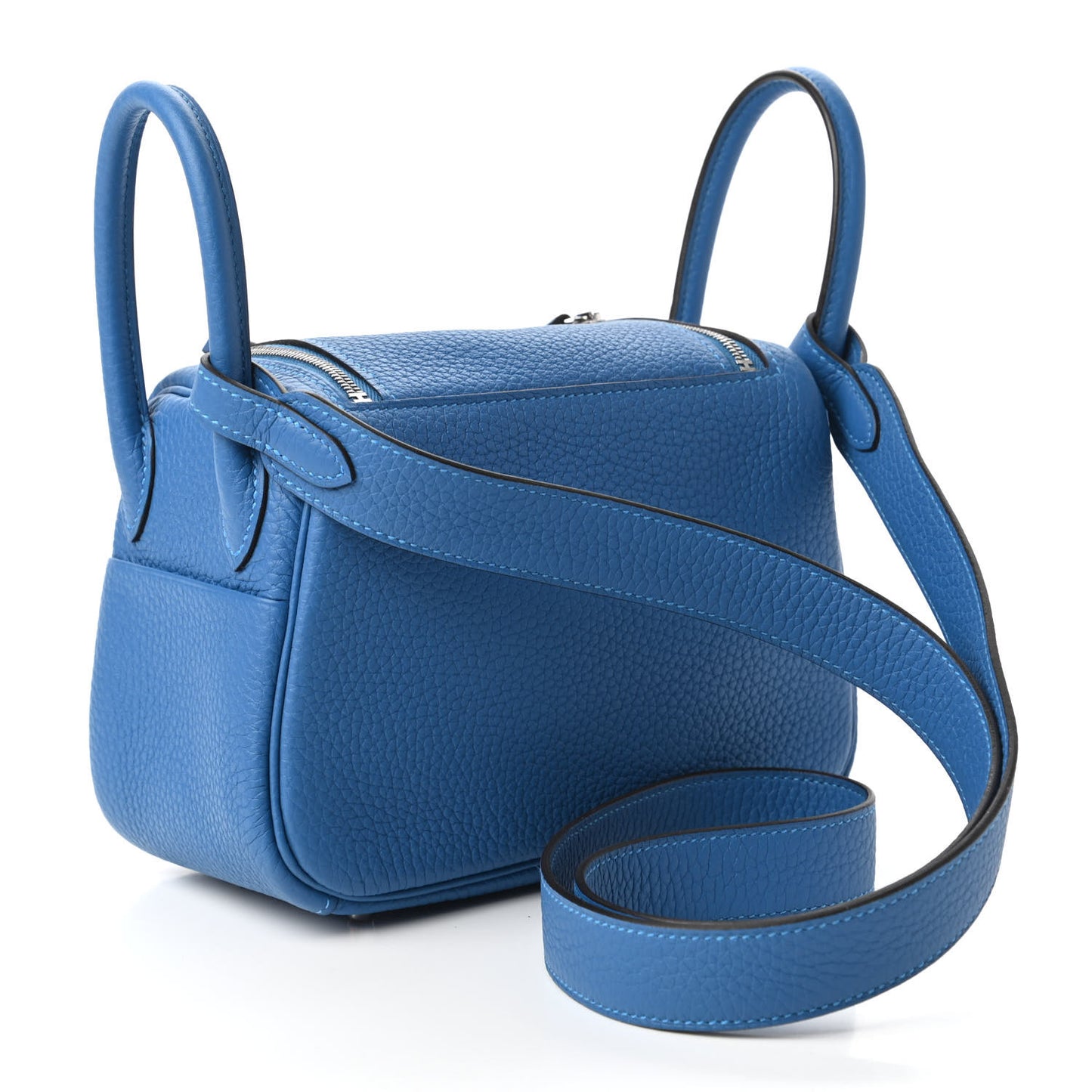 Taurillon Clemence Mini Lindy 20 Bleu Zellige