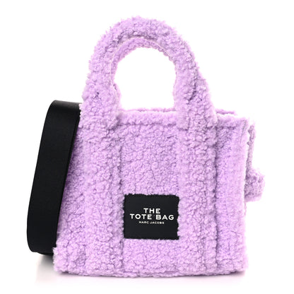 Marc Jacobs Polyester Cotton Small The Teddy Traveler Tote Bag Lilac 1 of 9
