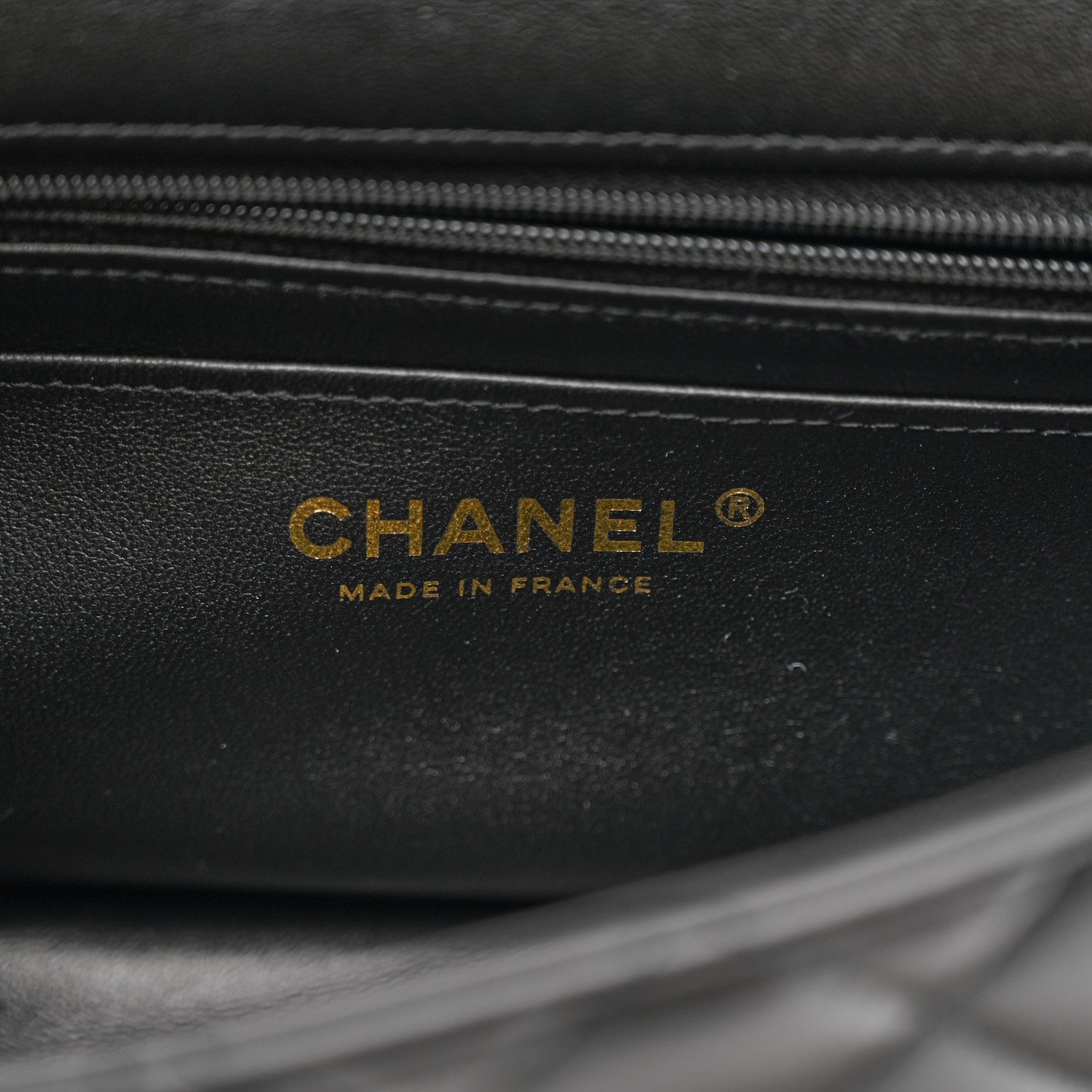 Chanel Lambskin Quilted Mini Top Handle Rectangular Flap Black 6 of 12