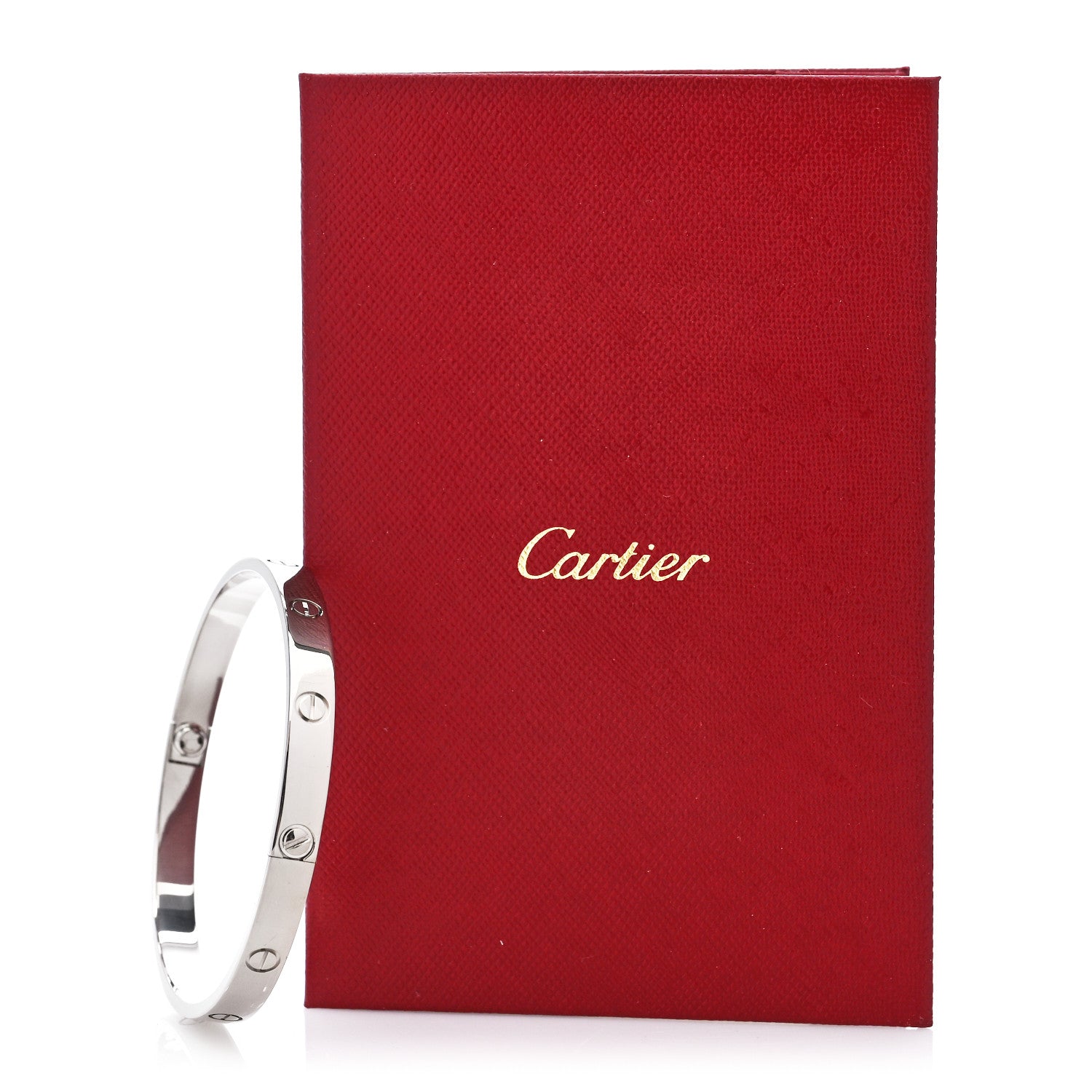 Cartier 18K White Gold LOVE Bracelet 20 4 of 4
