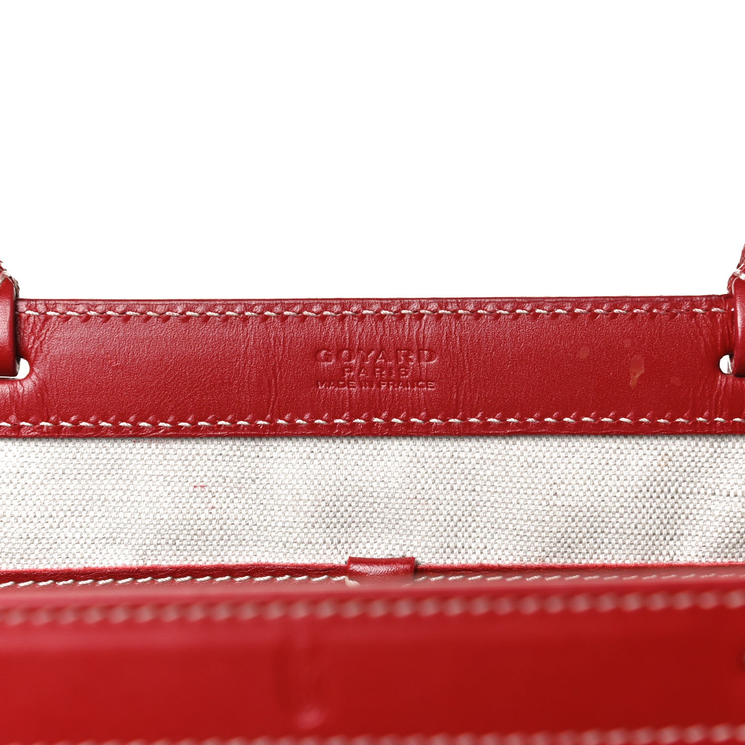 Goyard Goyardine Bellechasse PM Red 5 of 13