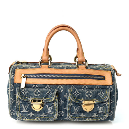 Louis Vuitton Monogram Denim Neo Speedy Blue 1 of 9
